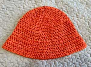 Crocheted Bucket Hat (skinny yarn)